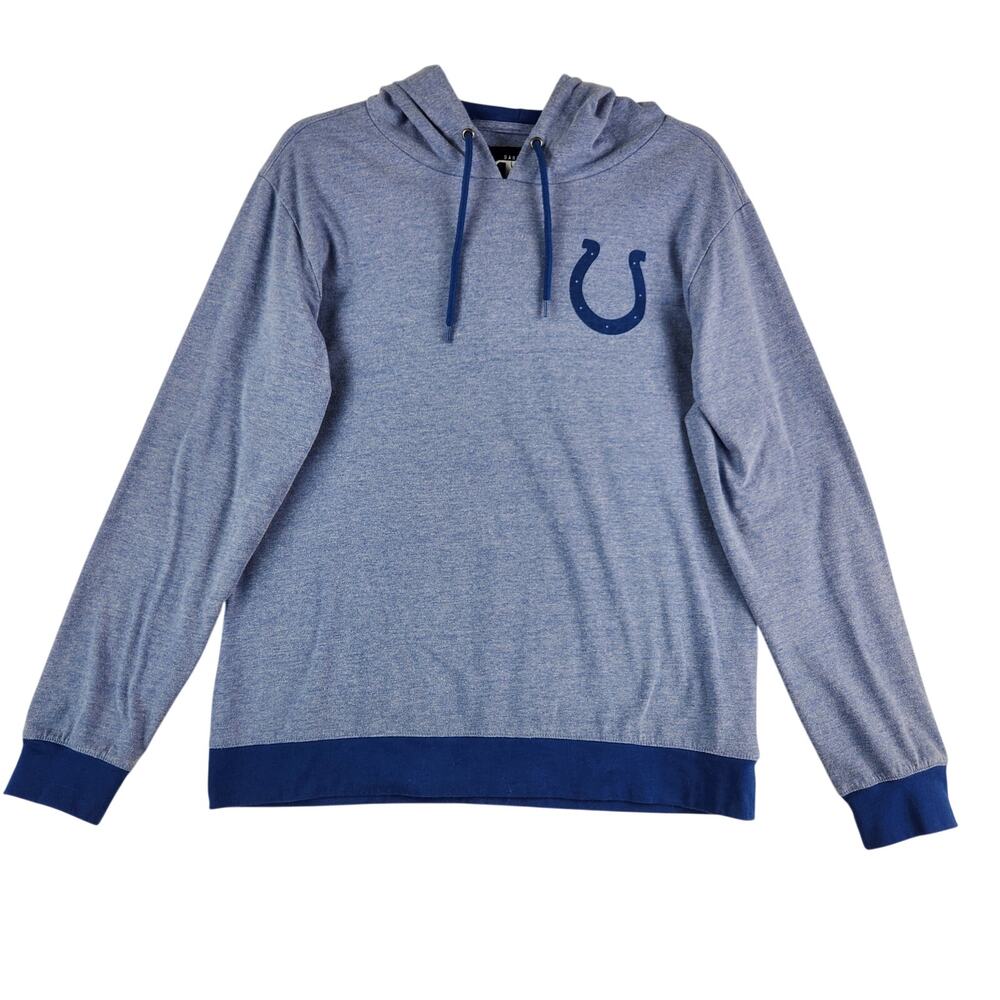NFL x Darius Rucker Fanatics Mens M Indianapolis Colts Hooded Heather Blue